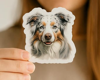 Aussie Dog Vinyl Decal: Australian Shepherd Car Window Sticker - Etsy