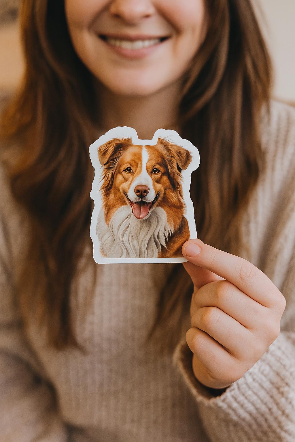 Aussie Dog Vinyl Decal: Australian Shepherd Car Window Sticker - Etsy