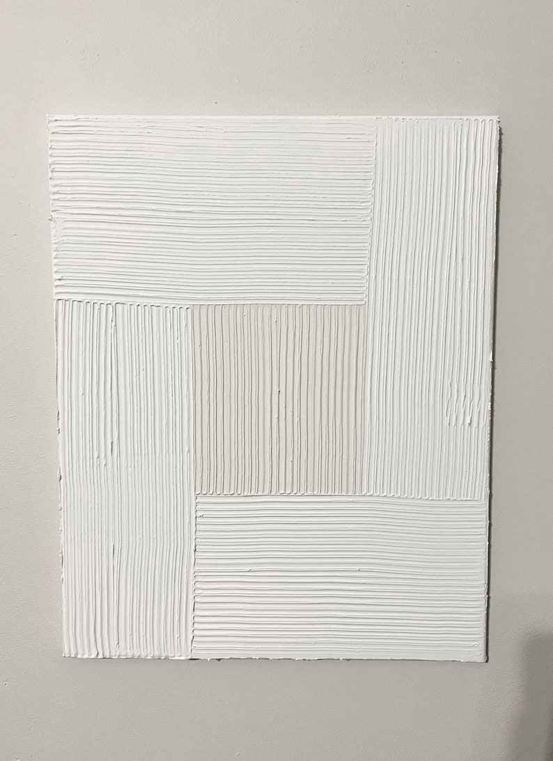 White Texture Canvas Painting / Spackle Art / Abstract Texture - Etsy