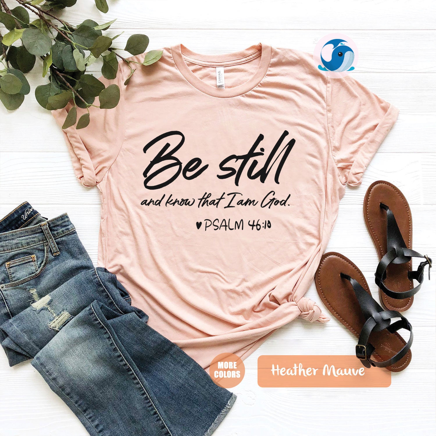 Be Still and Know That I Am God Shirt Christian T-Shirt | Etsy