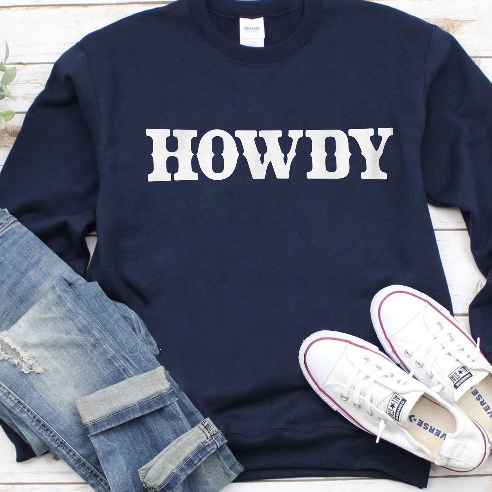 howdy corded sweatshirt