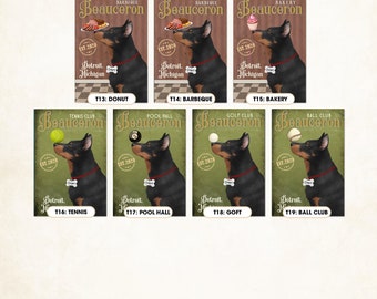 Beauceron Canvas, Beauceron Print, Beauceron Painting, Beauceron