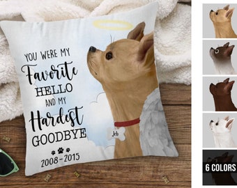Chihuahua Gifts Personalized Name Chihuahua Pillows Gifts For Chihuahua Lovers Gifts For Chihuahua 12x18 Pillow Dog Gifts