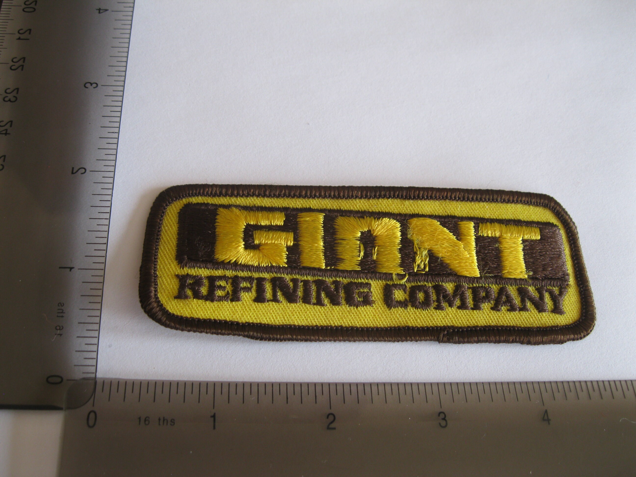 Giant Refining Company Yellow Patch Big 