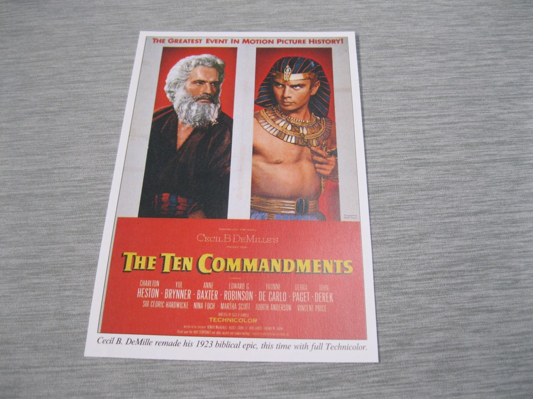The Ten Commandments Movie Poster