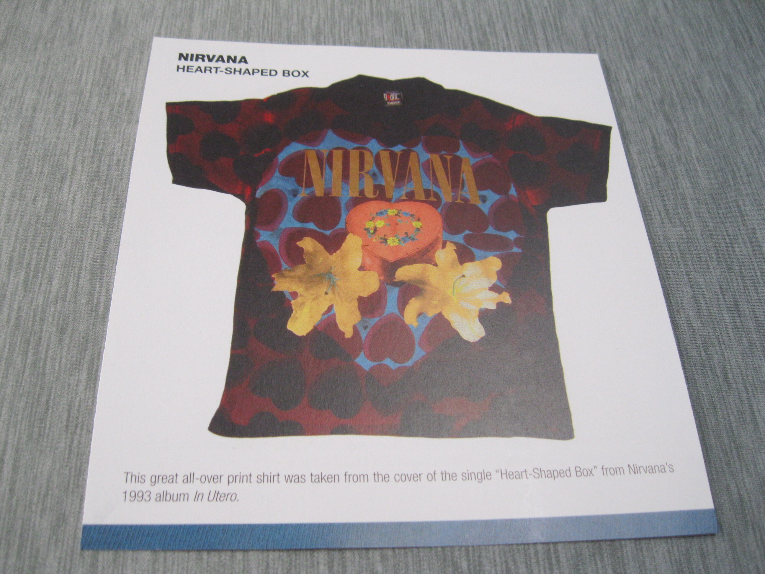 Nirvana Tシャツ vintage Heart Shaped Box