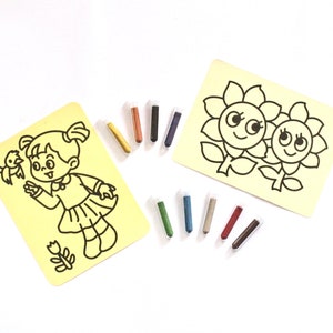 Sand painting for kid &quot;Little Agnes and her Sunny Sunflowers&quot;