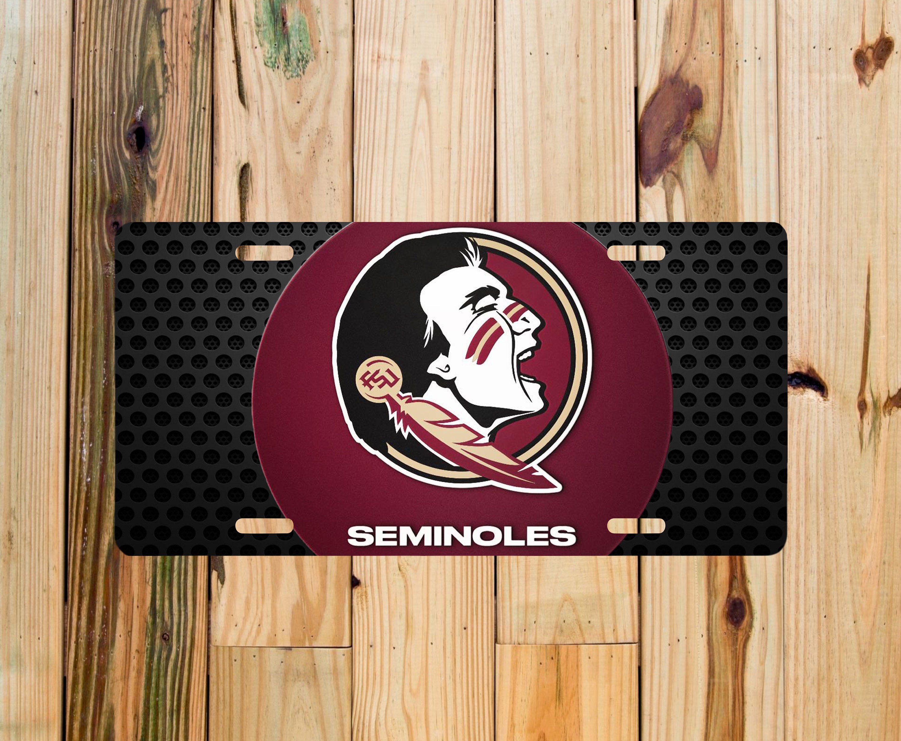 Florida Seminoles License Plate Car Tag Sublimation Plate Etsy