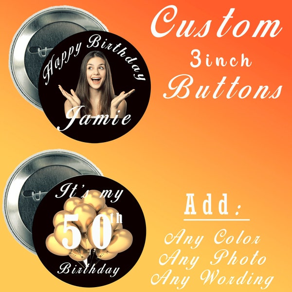 Custom Photo Buttons