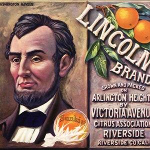 Fruit Crate Label Art. Original Vintage 1920s-1930s Lithographs. Advertising Art. California + Florida+ Washington: Orange, Lemon, Apple