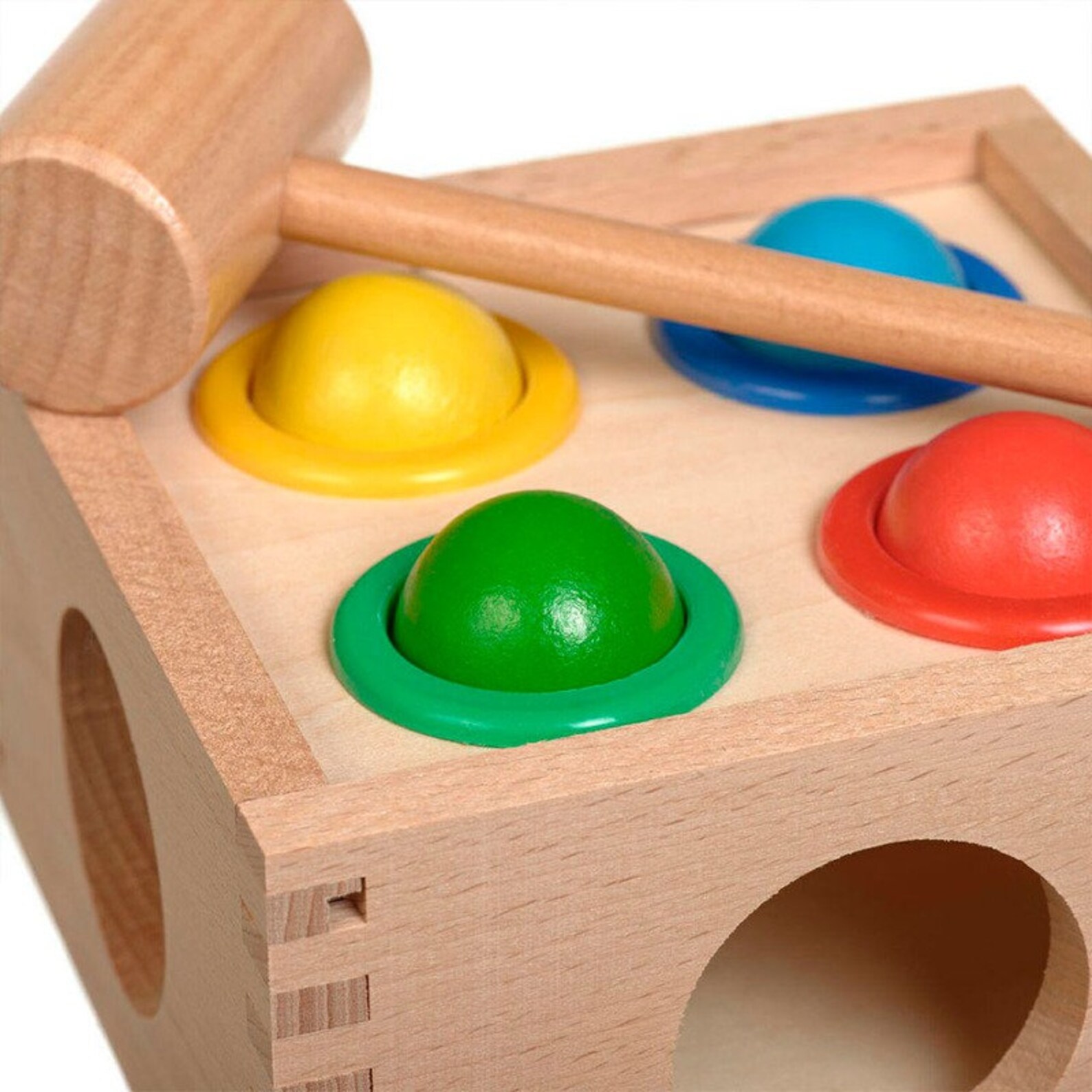 Montessori Toys Wooden Hammer Toy Pounding Toy for Toddler Etsy