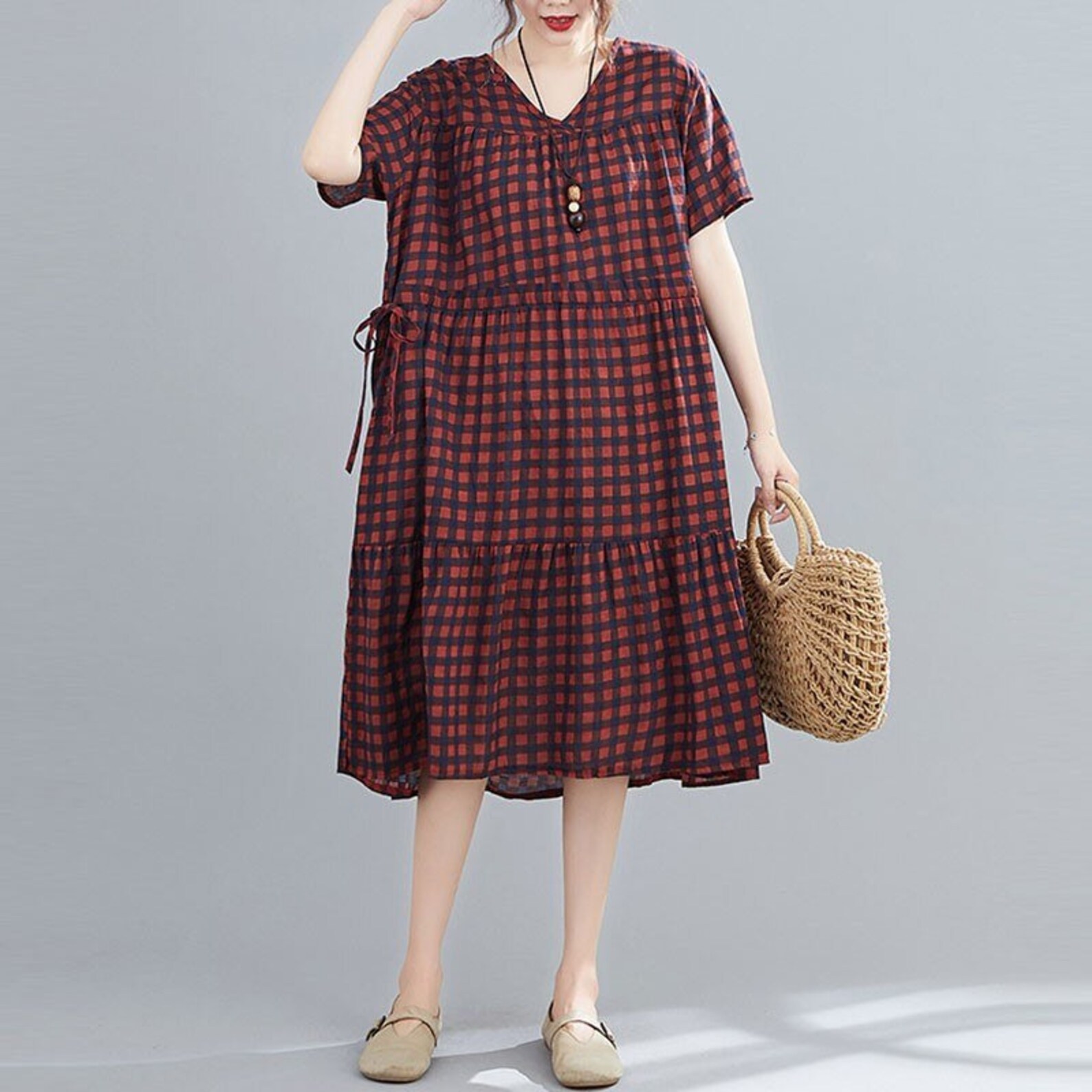 Oversized Women Cotton Casual Dress New Arrival Summer Simple Etsy