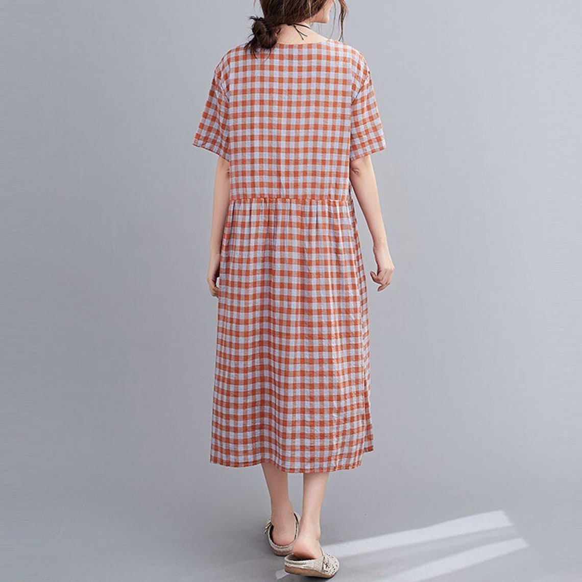 Oversized Women Cotton Casual Dresses New Arrival Summer Etsy