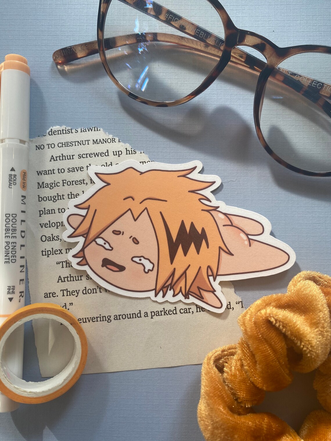Denki Kaminari Short Circuit Vinyl Sticker/mha/anime/stickers | Etsy