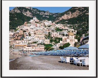 Positano Print, Amalfi Coast Photo, Italy Photography, Italian Summer Wall Art, Mediterranean Beach Print, Dolce Vita Wall Decor