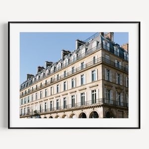 Paris Buildings Architecture Print, Paris Photography, European Building, French Home Decor, Large Wall Art for Entryway or Living Room
