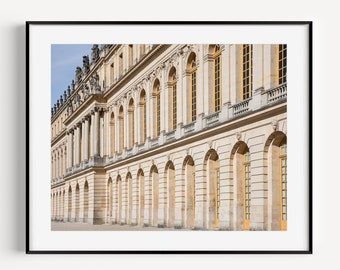 Palace of Versailles Architecture, French Photography, Paris Photography, Glam Wall Art, Versailles Wall Decor, Glam Room Decor, French Art