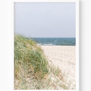 Sand Dunes Print, Beach Photography, Cape Cod New England Wall Art, Large Coastal Wall Decor for Living Room, Beach House or Airbnb