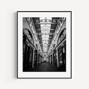 Covent Garden Print, Black and White London Photography, Architecture, Airbnb Decor, Minimalist Wall Art for Office, Hotel or Living Room