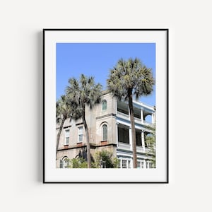 Charleston Battery Print, Charleston SC Travel Photography, South Carolina Wall Art, Architecture Wall Decor for Living Room or Office image 1