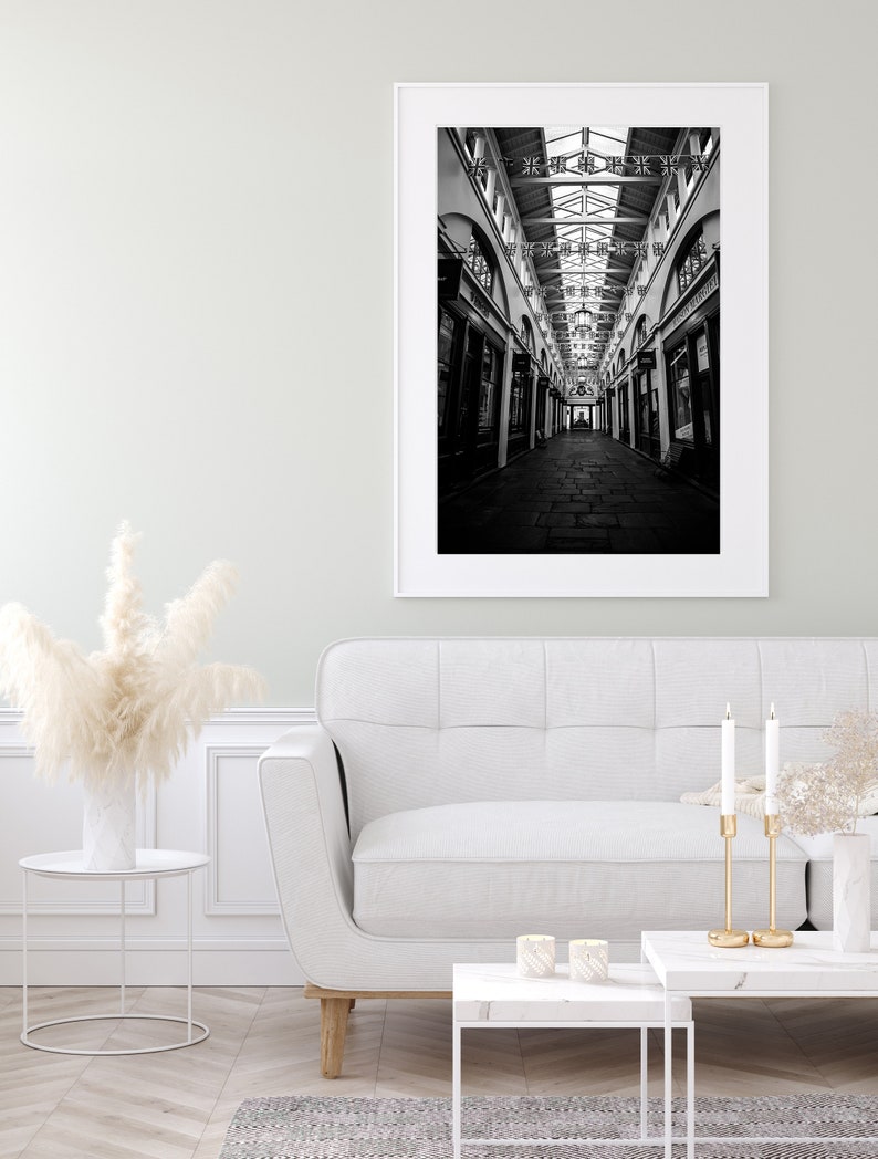 Covent Garden London Travel Poster Black and White Etsy