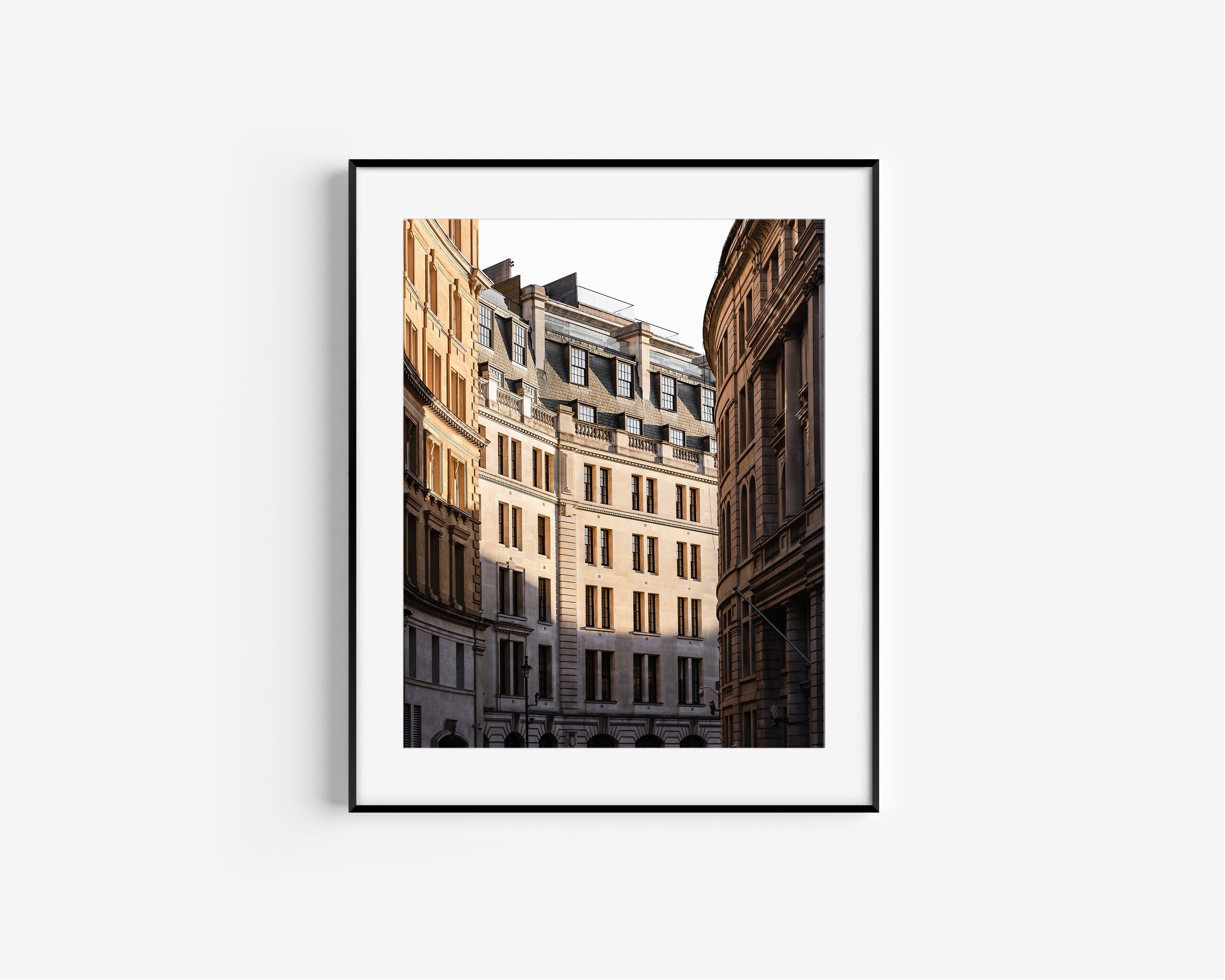 London Photography, Neutral Architectural Print, Minimalist Wall Decor, Europe Gallery Wall Art, Large Wall Art for Office or Living Room