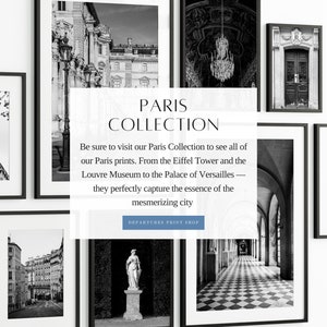 Black and White Paris Architecture Print, Montmartre, Europe Streets, France Poster, French Decor, European Travel Poster, Gallery Wall Art image 10