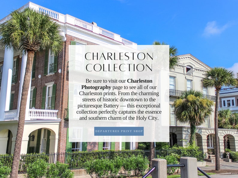 Charleston Battery Print, Charleston SC Travel Photography, South Carolina Wall Art, Architecture Wall Decor for Living Room or Office image 9