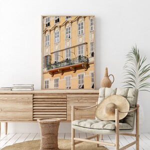 Nice France Cote D'azur Architecture Print, French Riviera Wall Art