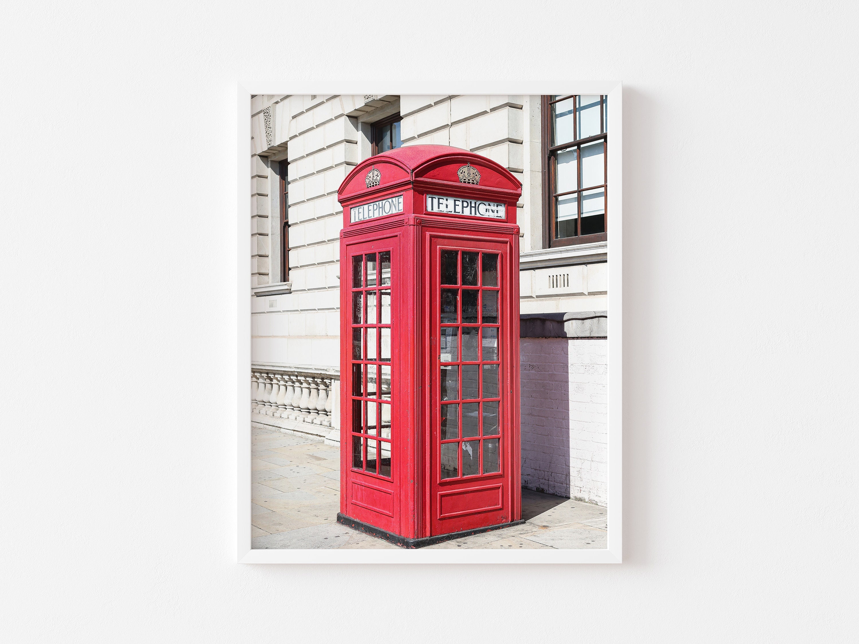 Cabina telefonica inglese, cabina telefonica rossa, stampa fotografica di  Londra, poster di viaggio in Europa, grande arte da parete, decorazione per  la casa britannica, foto dell'Inghilterra -  Italia