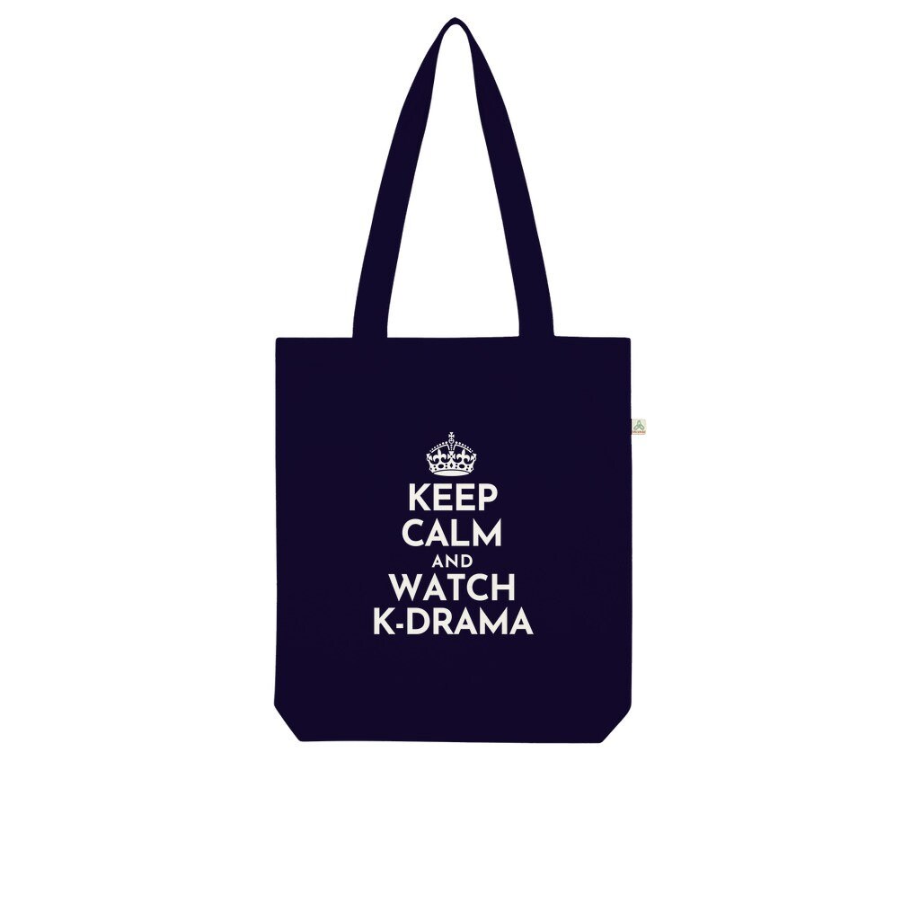 Keep Calm and Watch K-drama Organic Tote Bag - Etsy