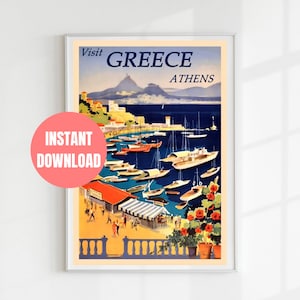 Printable Vintage Travel Poster / Travel Poster / Vintage Poster / Vintage Travel / Vintage / Travel Poster / Travel Source