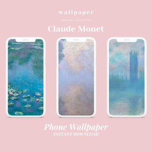 Claude Monet Wallpaper for Smartphone | iPhone Wallpaper | Samsung Wallpaper | iPhone Background | Instant Download | Wallpaper Download