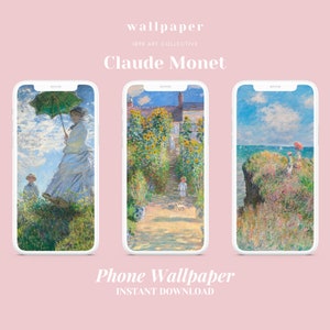 Claude Monet Wallpaper for Smartphone | iPhone Wallpaper | Samsung Wallpaper | iPhone Background | Instant Download | Wallpaper Download