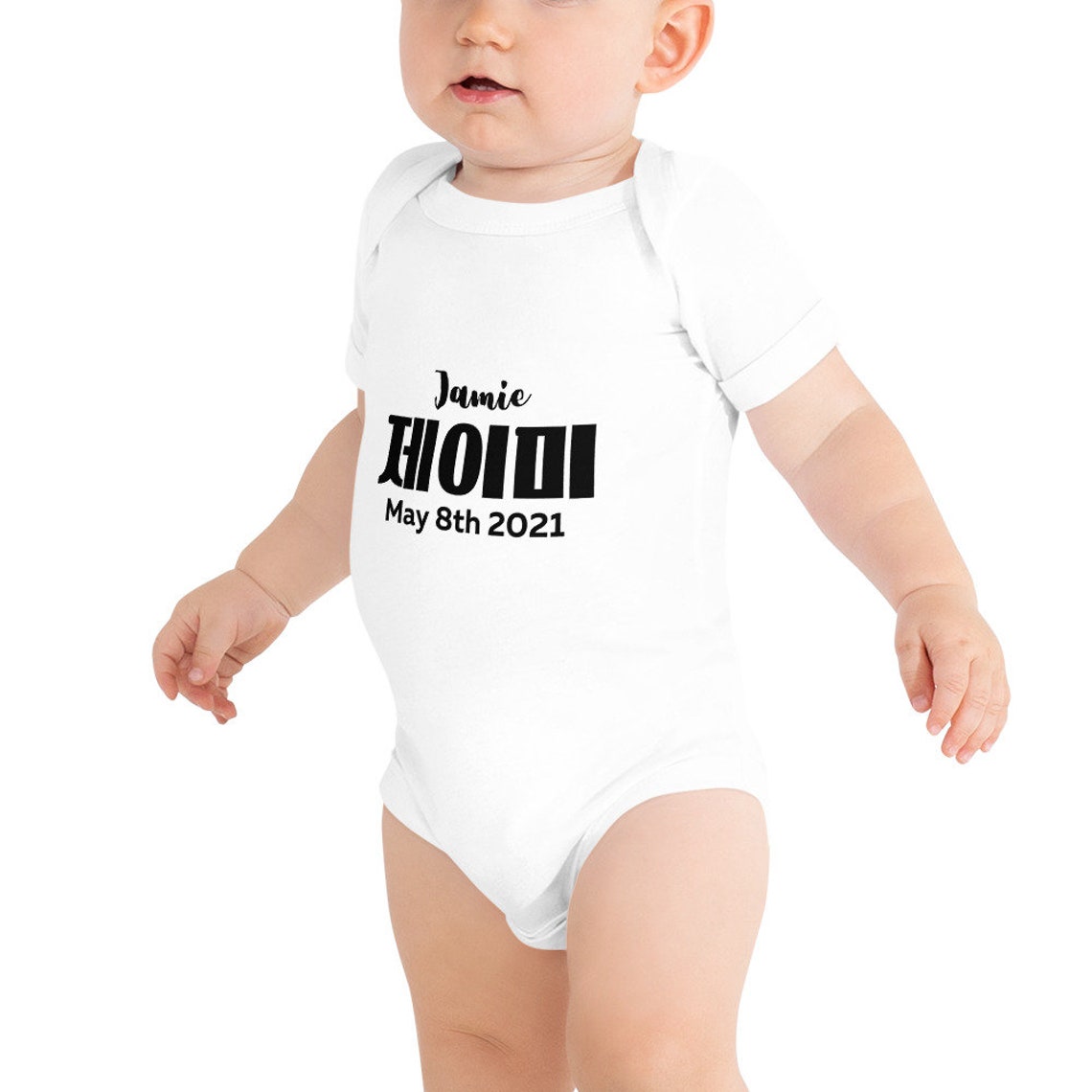 CUSTOM Onesies Korean Onesies Baby Onesies Baby Bodysuit Baby Gift Baby