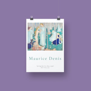 Poster di Maurice Denis / Download digitale / Stampa di Maurice Denis / Stampa d&#39;arte / Poster stampabile / Stampa da parete della Galleria / Poster d&#39;arte