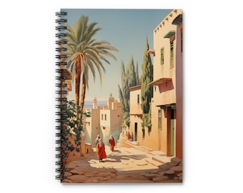 Morocco Travel Spiral Notebook - Ruled Line