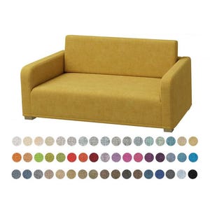 Solsta 2 seat sofa bed cover, custom cover fits Solsta 2 seat sleeper sofa, hundreds of fabric options, multi color options