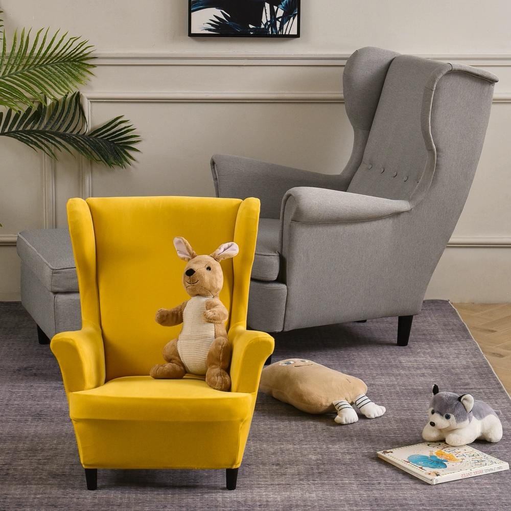 Strandmon Childrens Armchair And Footstool IKEA STRANDMON Armchair