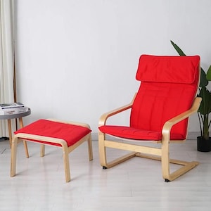 Poang Cover, Poang Chair Cover, Poang Slipcover, Poang Cover, Poang Ottoman Slipcover, Poang Replacement Cover, Custom Made
