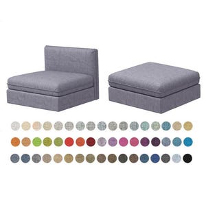 magumau カバー２色付ヴァレントゥナ 一人掛け VALLENTUNA Ikea vallentuna covers - Etsy 日本
