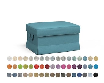 Cover for EKTORP Ottoman, Custom made covers to fit Ektorp Ottoman, Ektorp Footstool Cover, Ektorp Cover, Ektorp Slipcover