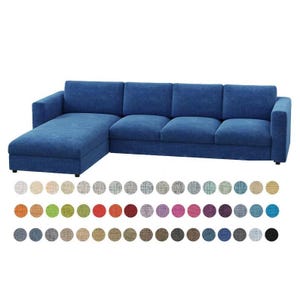 Vimle Cover, Custom made covers to fit Vimle 4 Seat Sofa- w/ Chaise Lounge, Vimle Replacement Cover, Vimle Sofa Cover, Vimle Slipcover