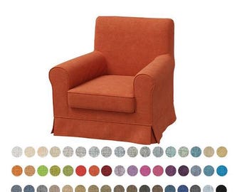Housse de fauteuil Jennylund, housses sur mesure adaptées à la housse de fauteuil Jennylund, plus de 500 options de tissus pour la personnalisation