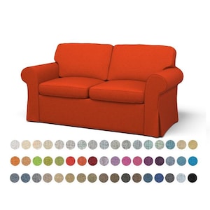 EKTORP 2-Seat Sofa-Bed Cover, Custom made covers to fit Ektorp Sofa-Bed, Ektorp Sofa-Bed Cover, EKTORP Slipcover, Sleeper cover