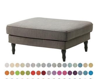 Custom made Stocksund Ottoman cover,Stocksund ottoman cover ,Multi color,more than 500 fabric options