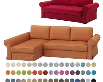 Backabro Cover, Custom made covers to fit Backabro Sofa bed with chaise  lounge Backabro Replacement Cover, Slipcover, Couch Cover
