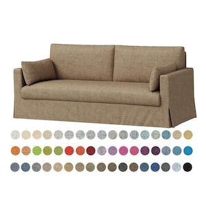 HYLTARP 3-Seat Sofa Cover, Custom Made Cover for Hyltarp 3-Seat Sofa, Hyltarp Couch Slipcover, Replacement Cover for Hyltarp 3-Seat Sofa