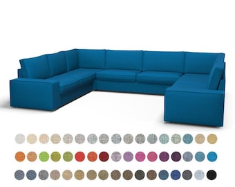 Ikea Kivik 3人掛けソファベッドカバー、Ikea Kivikスリップカバー