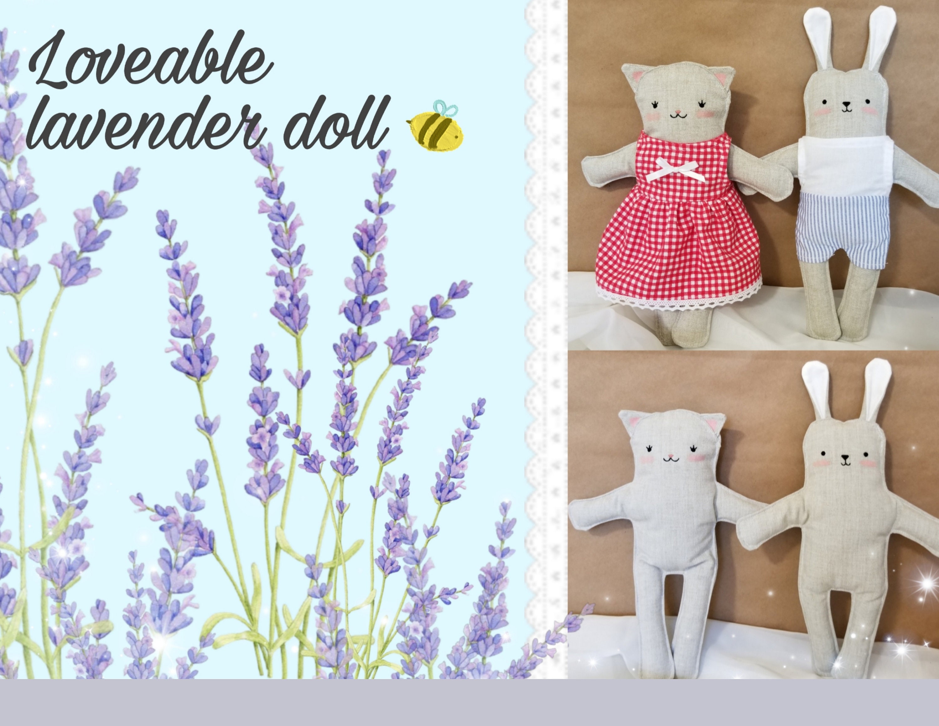 Lavender Stuffed Toy - Etsy